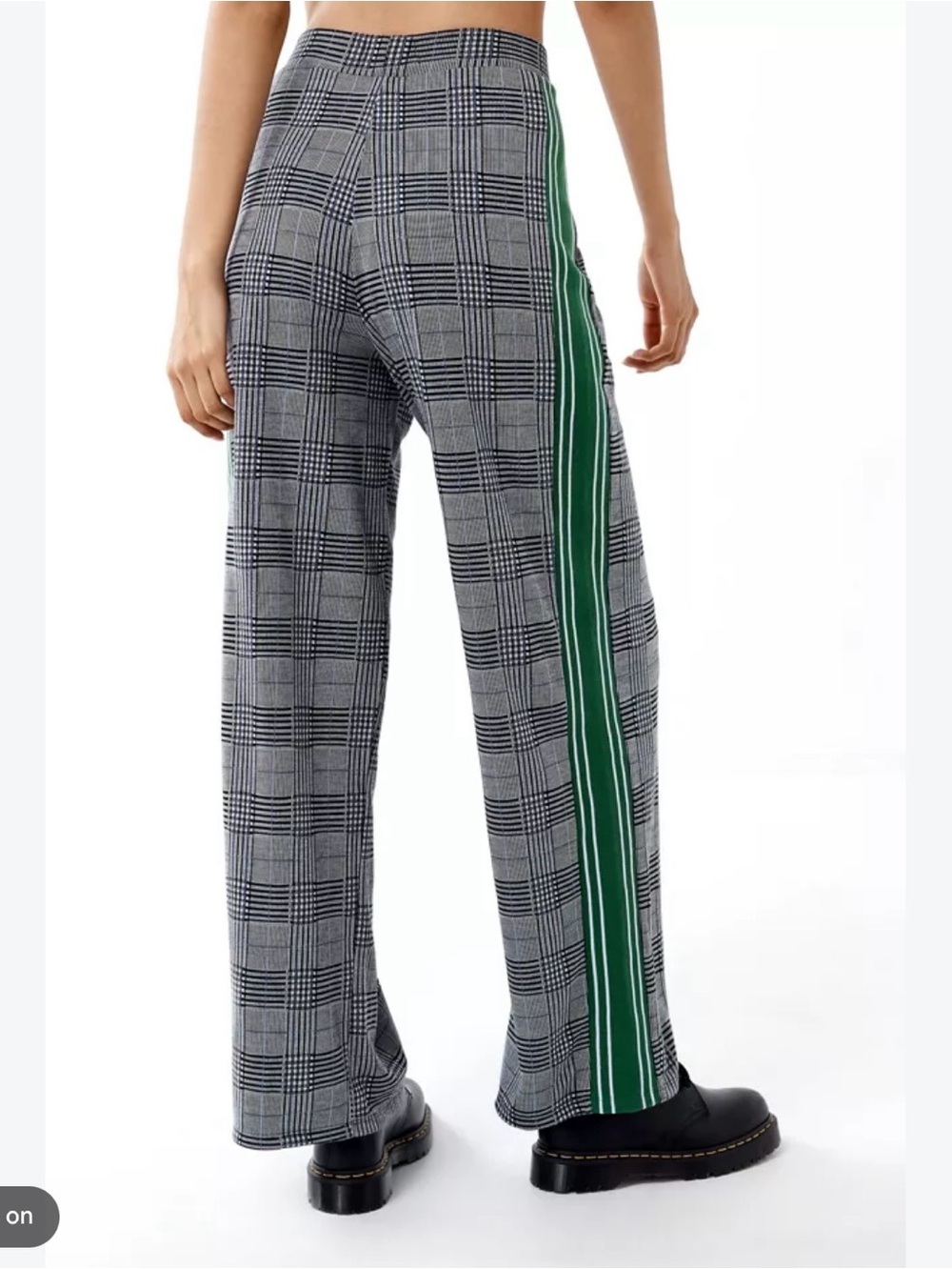 Urban Outfitters Checkered and Green Stripped Pants